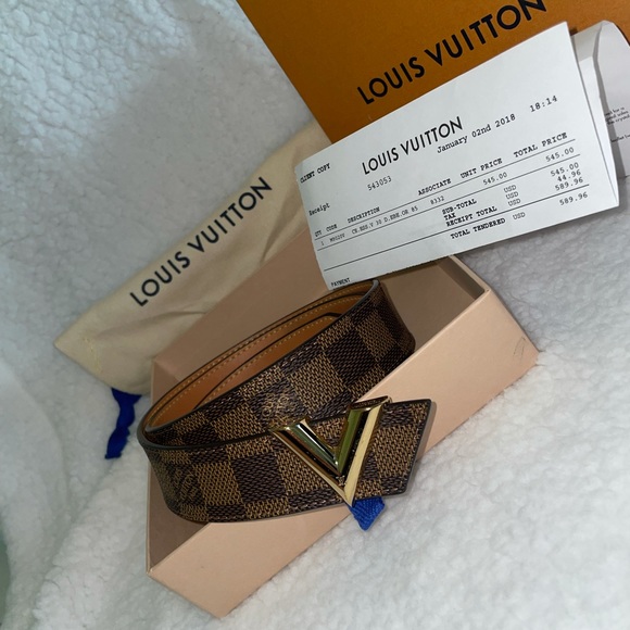 Brown Louis Vuitton Belt - Picture 1 of 4